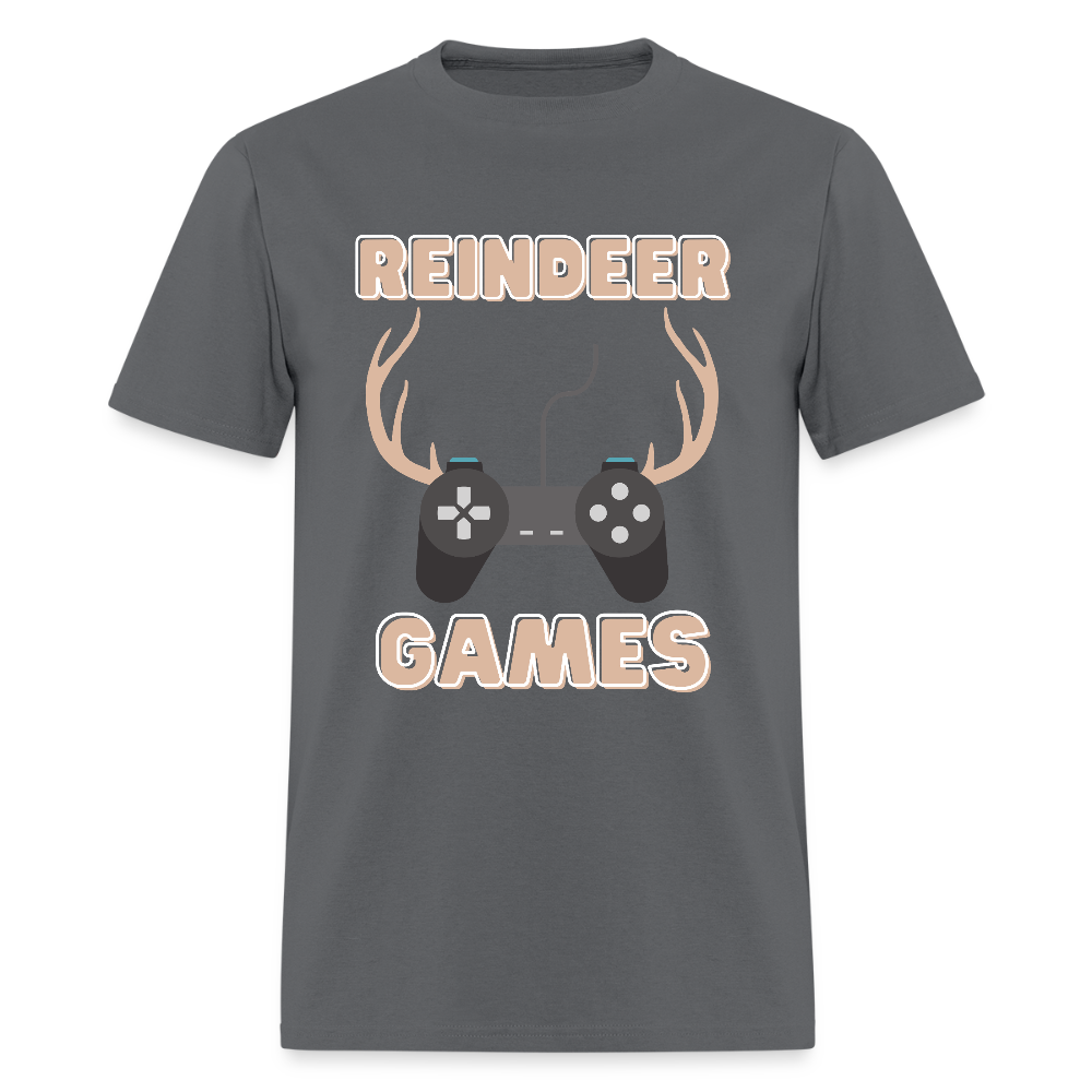 Reindeer Games Shirt, Christmas Gifts, Holiday Party, Funny Christmas Shirt, Family Christmas Shirts, Funny Holiday, Christmas Game Tee, This Guy Christmas Shirt - charcoal