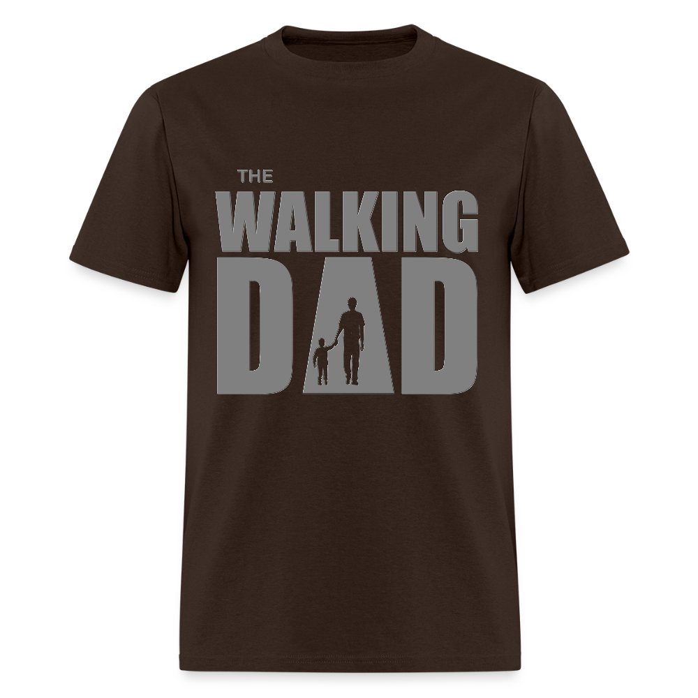 Father's Day Gift For Him The Walking Dad T Shirt New Dad To Be Funny Baby Shower Gift father day Dad Shirt Gift Funny Christmas Baby Gift - brown