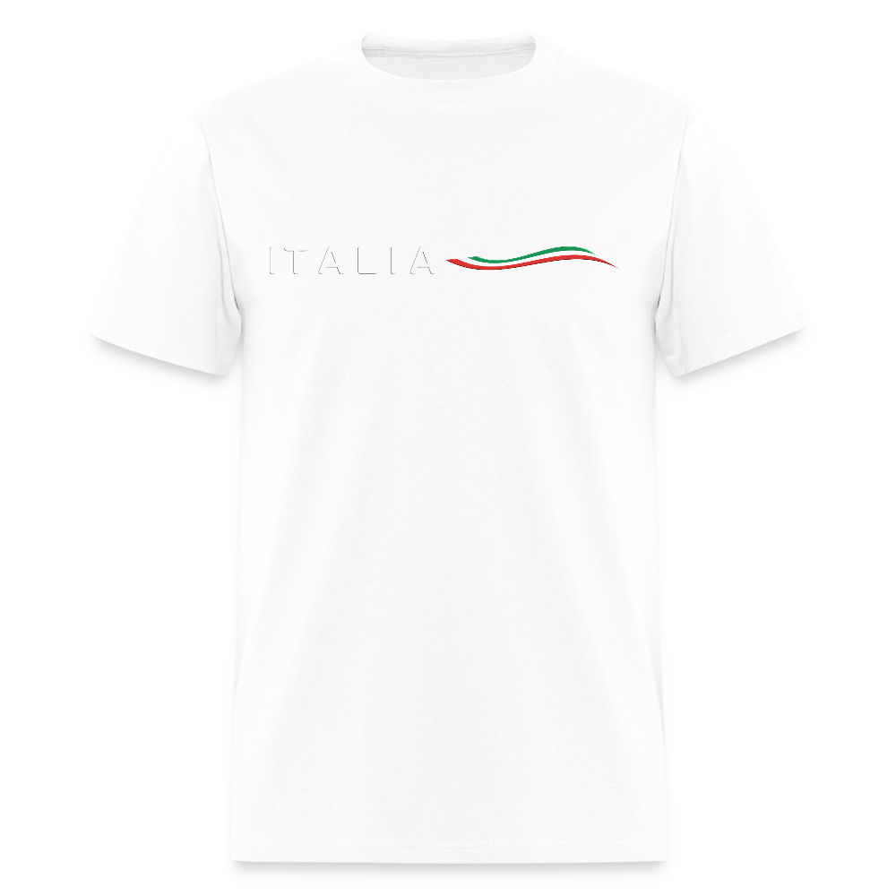 Italia Swirl Flag Shirt, Italia T-Shirt, Italian Flag shirt, Italian Gift Idea, Italy T-shirt, Great Gift for Dad, Birthday Gift idea, Father Day Gift, Mothers Day Gift, Gift For Him, Gift For Her, Italy Gift Idea - white