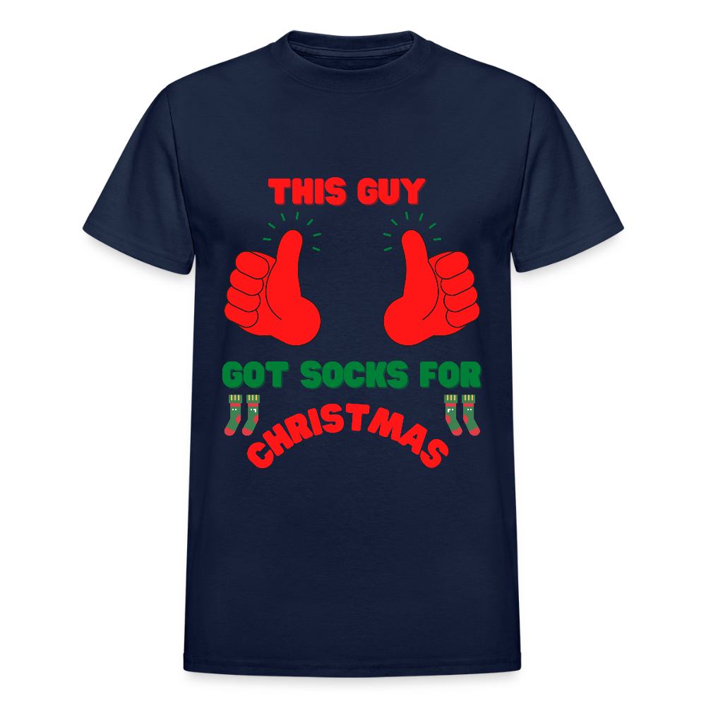 This Guy Got Socks For Christmas Shirt, Christmas Gifts, Holiday Party, Funny Christmas Shirt, Family Christmas Shirts, Funny Holiday, Christmas Socks Tee, This Guy Christmas Shirt - navy