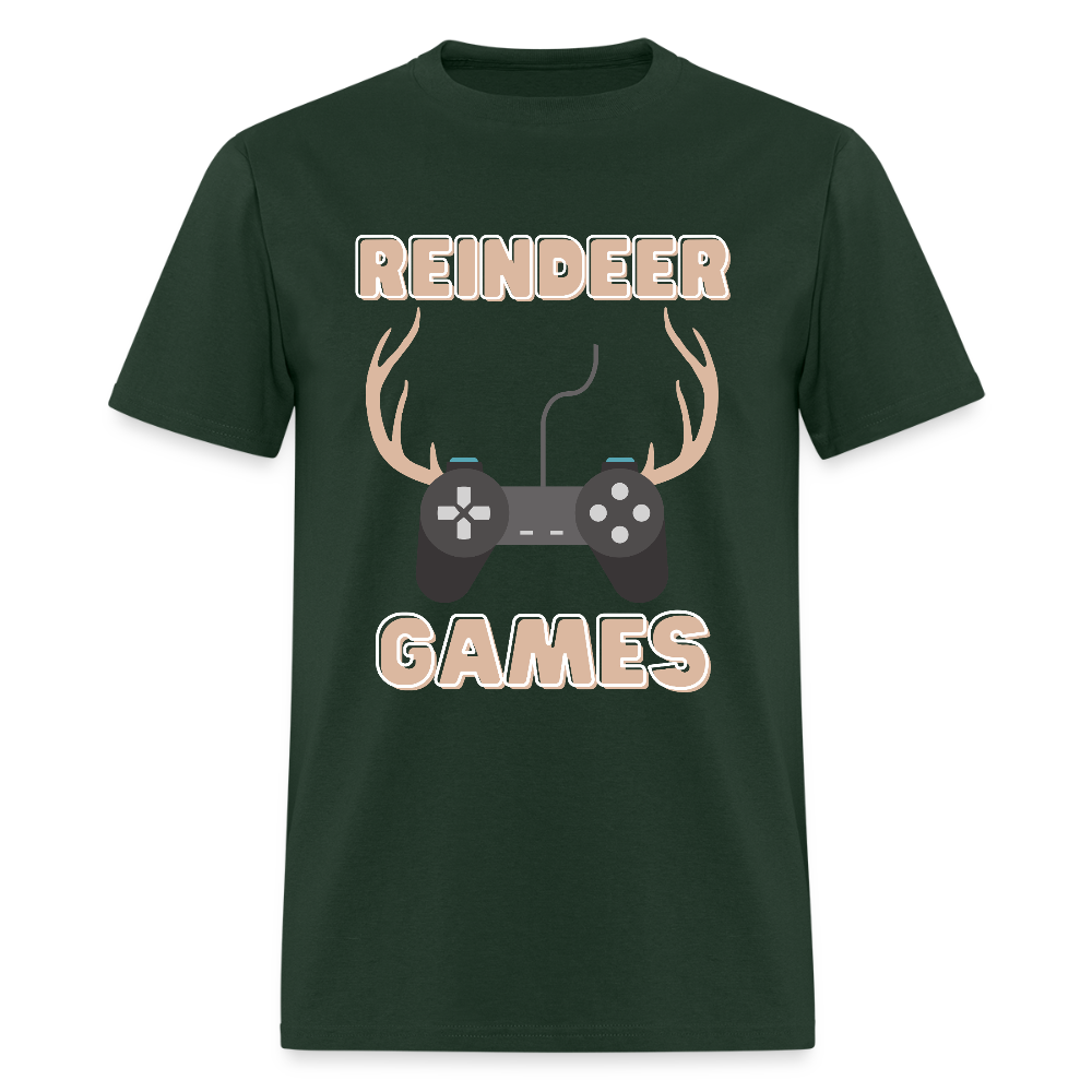 Reindeer Games Shirt, Christmas Gifts, Holiday Party, Funny Christmas Shirt, Family Christmas Shirts, Funny Holiday, Christmas Game Tee, This Guy Christmas Shirt - forest green