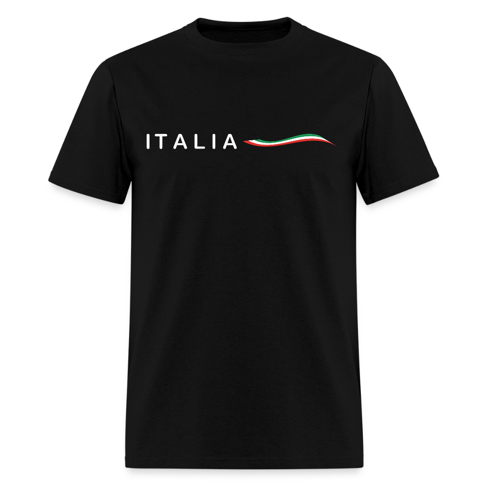 Italia Swirl Flag Shirt, Italia T-Shirt, Italian Flag shirt, Italian Gift Idea, Italy T-shirt, Great Gift for Dad, Birthday Gift idea, Father Day Gift, Mothers Day Gift, Gift For Him, Gift For Her, Italy Gift Idea - black