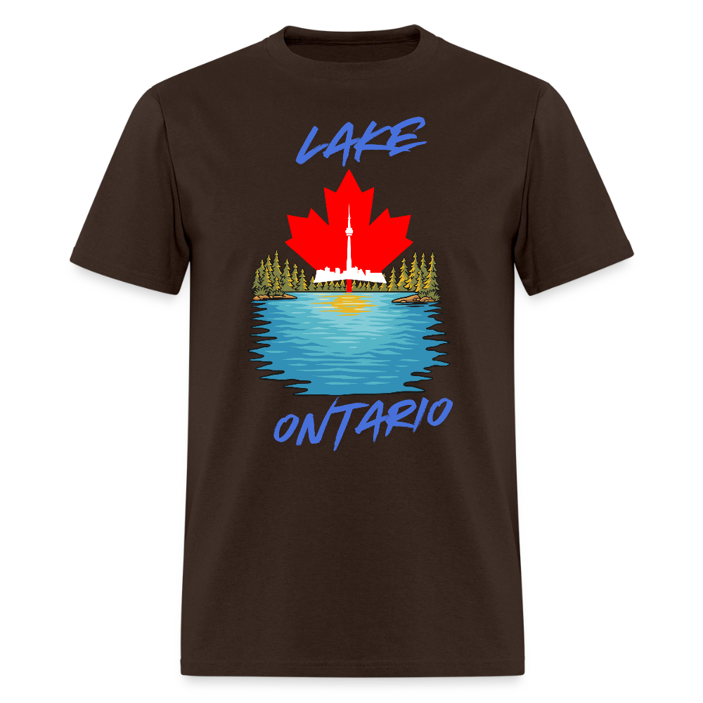 Lake Ontario Shirt, Lake Shirt, Lake Lover Shirt, Canada Lakes Shirt,  Ontario Gift,  CN Tower Shirt, Funny Lake Shirt, Lake Lover, Lake Ontario Gift - brown