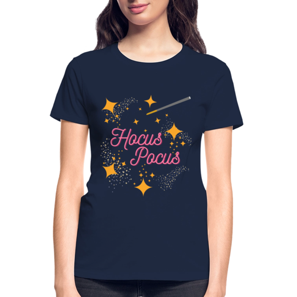 Hocus Pocus, Halloween, Witches, Witch, Sanderson sisters, Movies, Spell, Winifred, Winifred Sanderson, Fall, Funny, i put a spell on you, Mary Sanderson, movie, October, Women's V-Neck T-Shirt. - navy