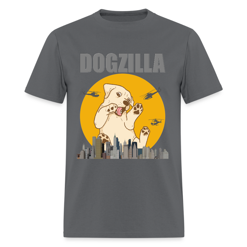 Dogzilla Shirt, Dog Lover Shirt, Funny Dog Lover Shirt, Dog Shirt, Helicopter, Big Apple City, Dog Dad Shirt, Dog Mom Shirt - charcoal