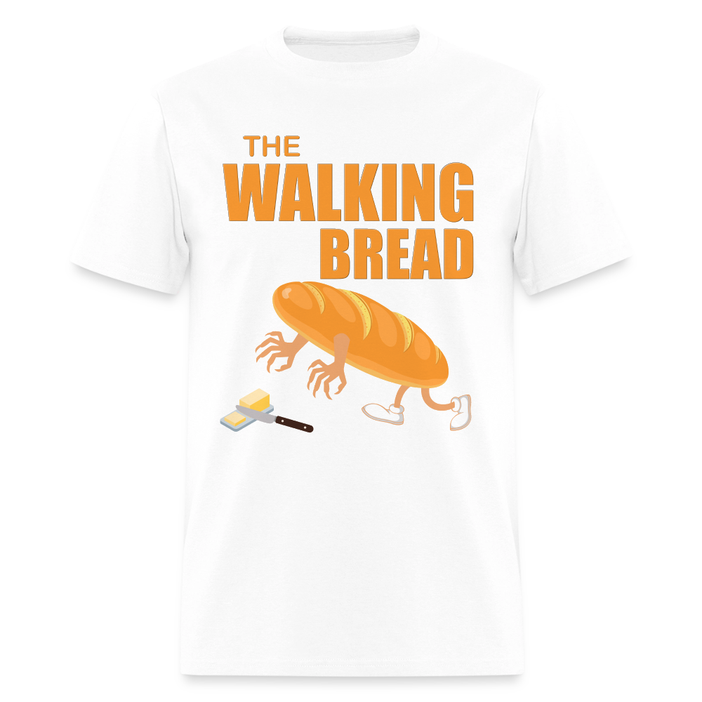 The Walking Bread, Foodie Shirt, Foodie Gifts, Funny Food Shirt, Food Shirt, Gift For Foodie, Fruit Shirt - white