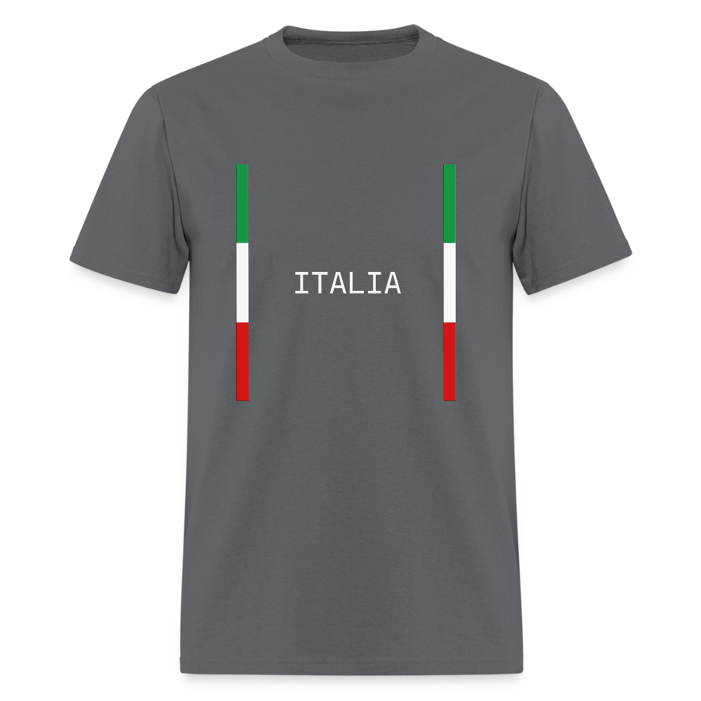 Italy Gift Idea, Italy Flag Shirt, Italia T-Shirt, Italian Flag shirt, Italy T-shirt, Great Gift for Dad, Birthday Gift idea, Father Day Gift, Mothers Day Gift, Gift For Him, Gift For Her, Italia Shirt, Cool Italy Tshirt, Pizza Country Italiano Flag - charcoal