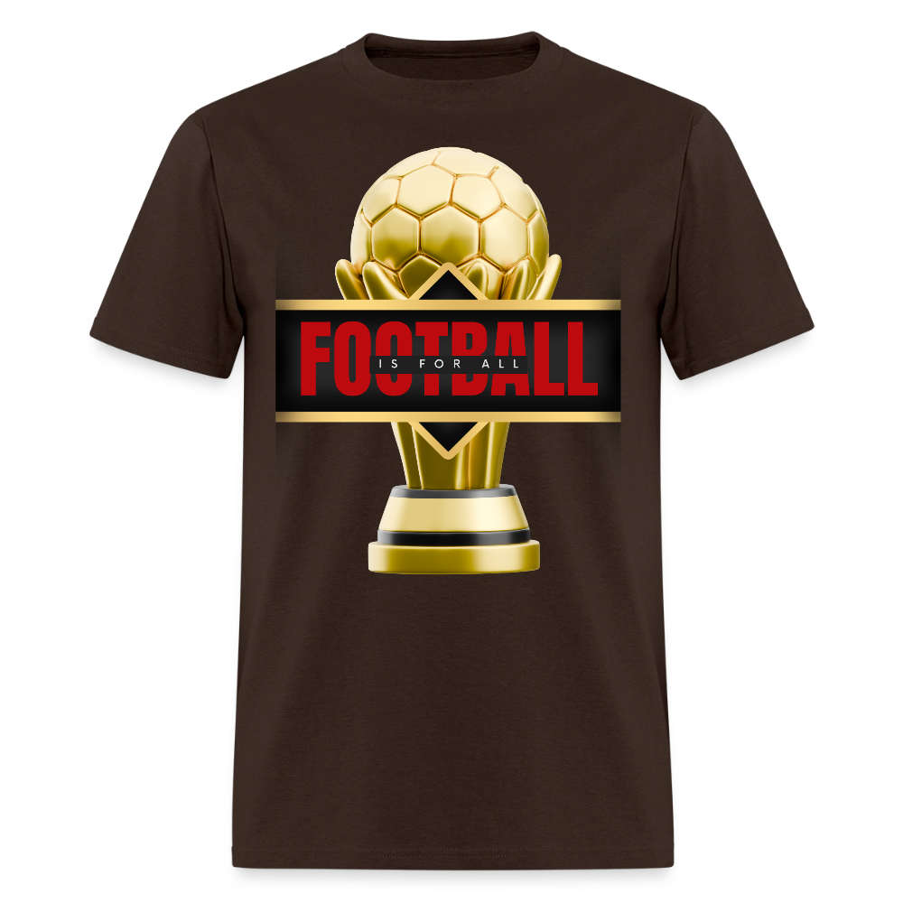 Football Is For All Shirt, World Cup 2026, Soccer Football Fans, North American World Cup, Soccer Shirt, World Cup, Football Shirt, 2026 World Cup Shirt, Game Day Shirt, World Cup Trophy - brown