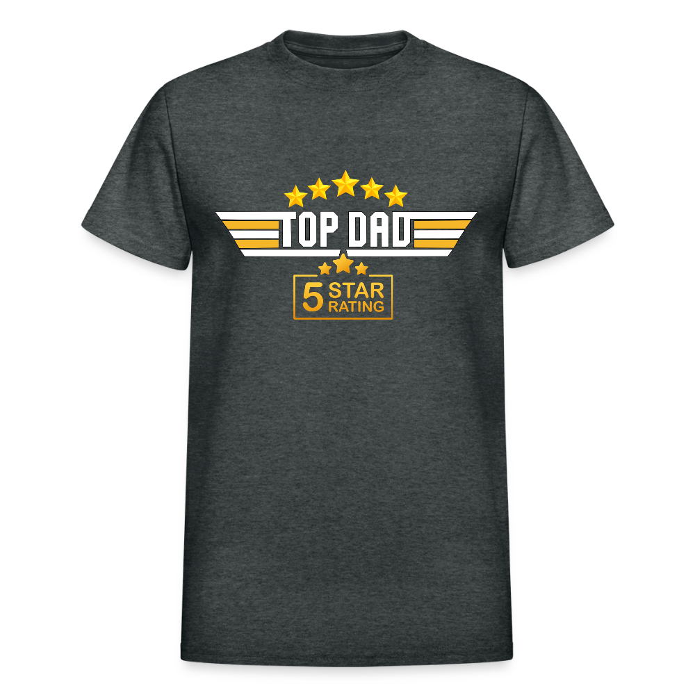 Gift For Husband, Gift For Dad, Fathers Day Gift, Top Dad Shirt, Top Dad T-Shirt, Funny Dad Shirt, Best Dad Shirt, Fathers Day Gift Idea - deep heather