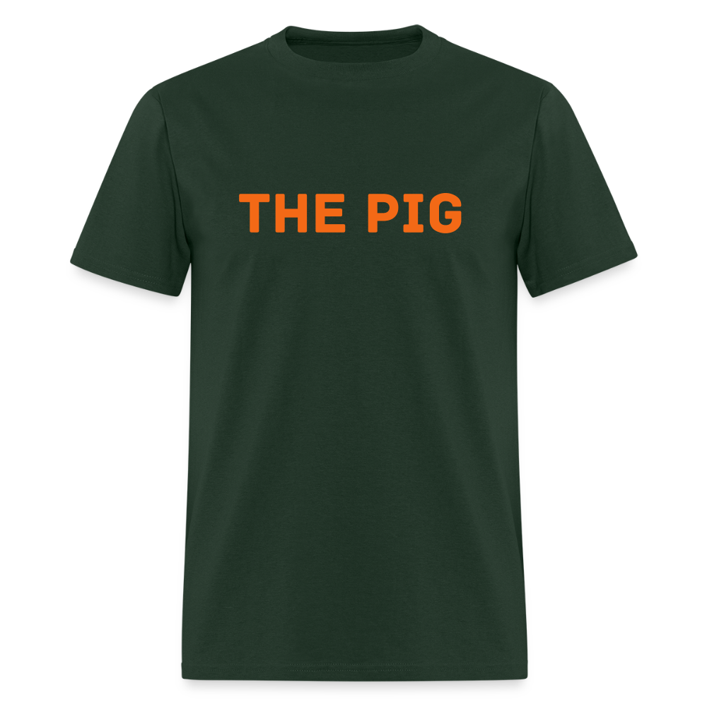 The pig Men's T-Shirt | GILDAN 5000 - forest green