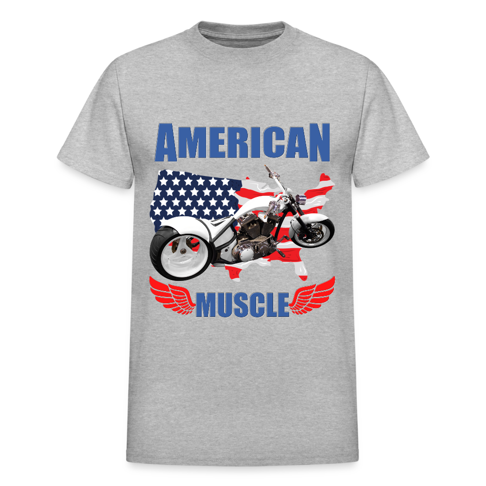 American Muscle Shirt, Motorcycle Shirt, Biker Shirt, Motorcycle Gift, Motorcycle Tshirt, Motorcycle Shirts, Motorcycle T Shirt, Biker Shirts - heather gray