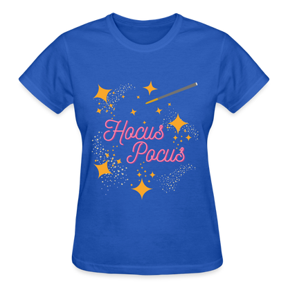 Hocus Pocus, Halloween, Witches, Witch, Sanderson sisters, Movies, Spell, Winifred, Winifred Sanderson, Fall, Funny, i put a spell on you, Mary Sanderson, movie, October, Women's V-Neck T-Shirt. - royal blue
