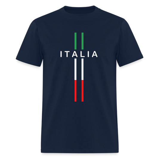 Italia Style Shirt, Italia T-Shirt, Italian Flag shirt, Italian Gift Idea, Italy T-shirt, Great Gift for Dad, Birthday Gift idea, Father Day Gift, Mothers Day Gift, Gift For Him, Gift For Her, Italy Gift Idea - navy
