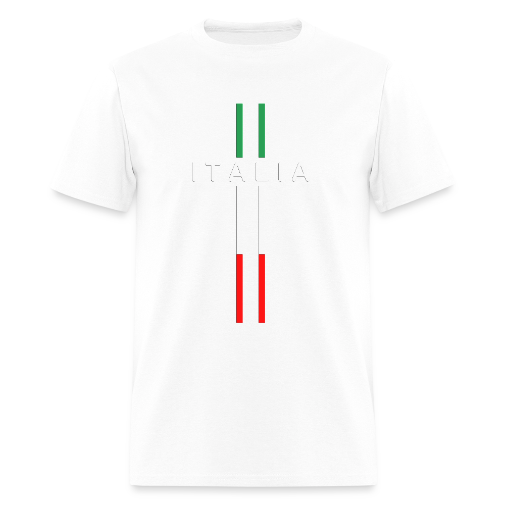 Italia Style Shirt, Italia T-Shirt, Italian Flag shirt, Italian Gift Idea, Italy T-shirt, Great Gift for Dad, Birthday Gift idea, Father Day Gift, Mothers Day Gift, Gift For Him, Gift For Her, Italy Gift Idea - white