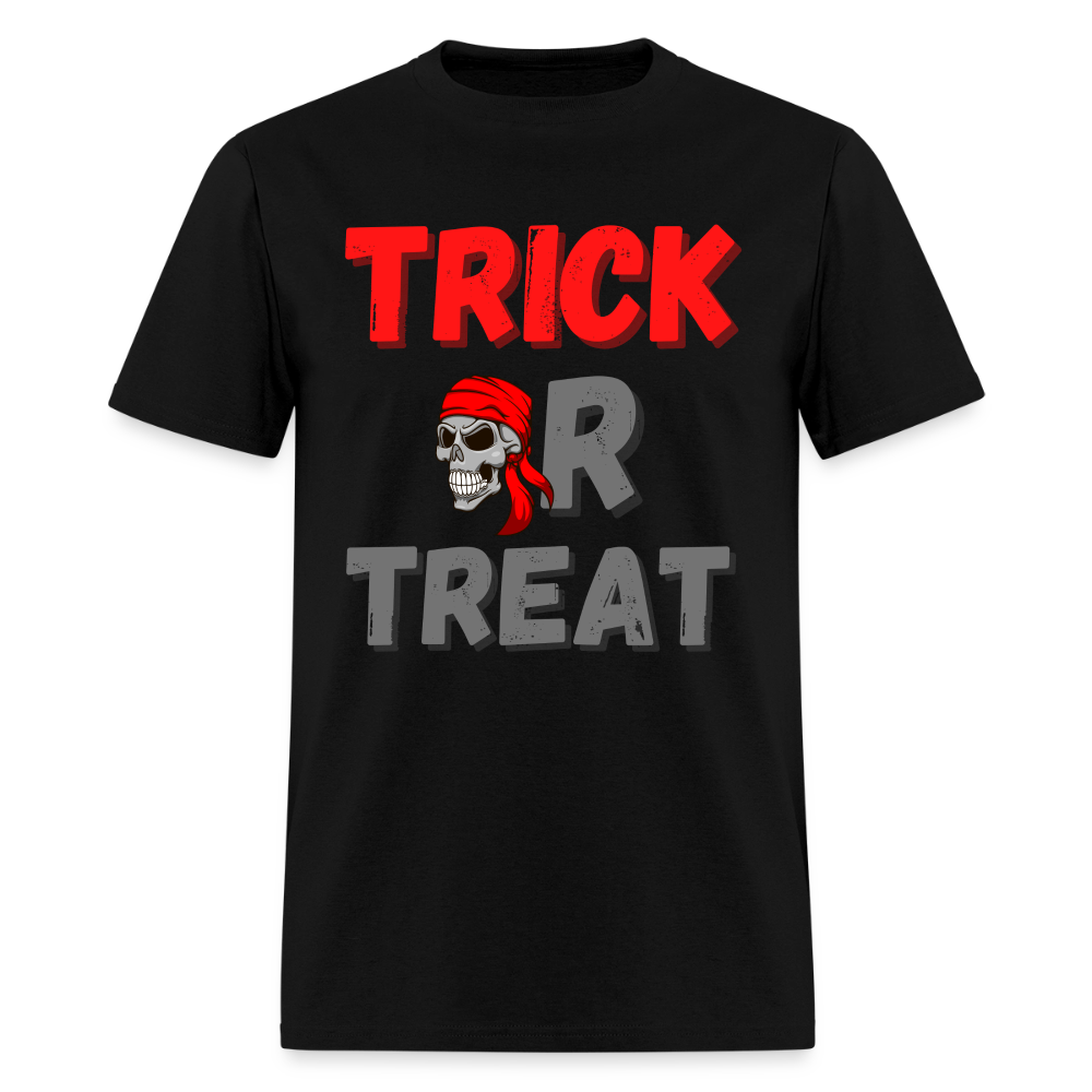 Trick or treat, halloween, horror, cute, october, pumpkin, scary, spooky, funny, cat, creepy, fall, ghost, halloween party, witch, autumn, candy, kawaii, jack o lantern, skeleton, trick or treating, Men's Premium T-Shirt - black