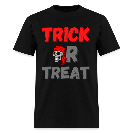 Trick or treat, halloween, horror, cute, october, pumpkin, scary, spooky, funny, cat, creepy, fall, ghost, halloween party, witch, autumn, candy, kawaii, jack o lantern, skeleton, trick or treating, Men's Premium T-Shirt - black