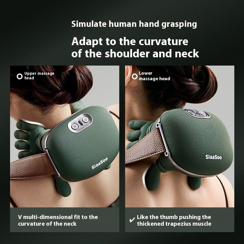 Electric Neck and Shoulder Massager - Wireless Kneading Shawl for Pain Relief