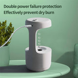 Bedroom Anti-Gravity Humidifier With Clock Water Drop Back flow Aroma Diffuser Large Capacity Office Bedroom Mute Heavy Fog Household Sprayer