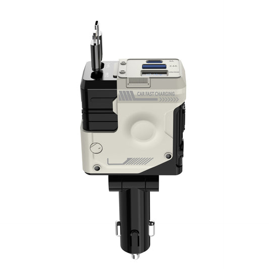 Car Charger Fast Charging And Retractable Four-in-one Cigarette Lighter