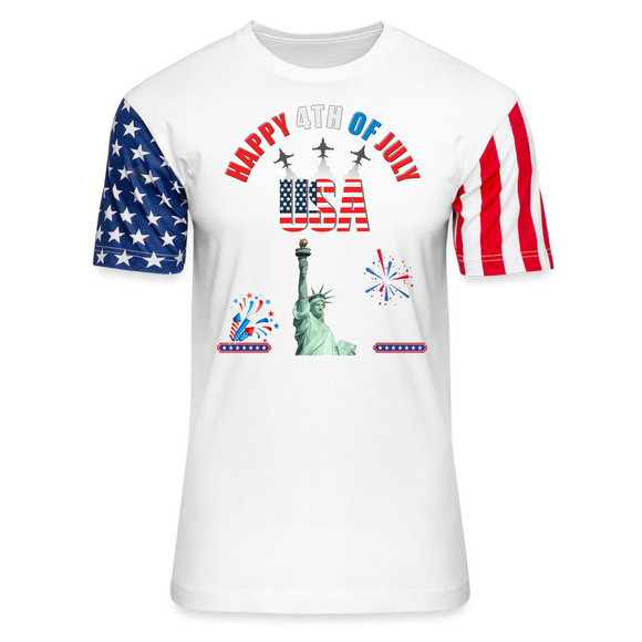 Independence Day Gift, Fourth Of July Shirt, USA Shirt, Statue Of Liberty, Patriotic Shirt, Fathers Day Shirt, American Flag Shirt, - white