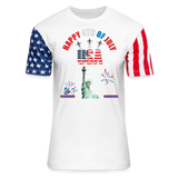 Independence Day Gift, Fourth Of July Shirt, USA Shirt, Statue Of Liberty, Patriotic Shirt, Fathers Day Shirt, American Flag Shirt, - white