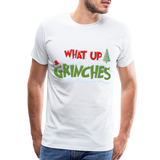 Christmas Gifts, What Up Grinches Shirt, Holiday Party, Funny Christmas Shirt, Family Christmas Shirts, Funny Holiday, Christmas Pajamas - white