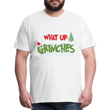 Christmas Gifts, What Up Grinches Shirt, Holiday Party, Funny Christmas Shirt, Family Christmas Shirts, Funny Holiday, Christmas Pajamas - white