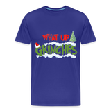 Christmas Gifts, What Up Grinches Shirt, Holiday Party, Funny Christmas Shirt, Family Christmas Shirts, Funny Holiday, Christmas Pajamas - royal blue