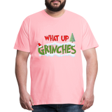 Christmas Gifts, What Up Grinches Shirt, Holiday Party, Funny Christmas Shirt, Family Christmas Shirts, Funny Holiday, Christmas Pajamas - pink