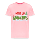 Christmas Gifts, What Up Grinches Shirt, Holiday Party, Funny Christmas Shirt, Family Christmas Shirts, Funny Holiday, Christmas Pajamas - pink