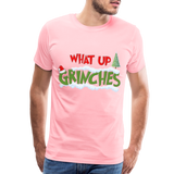 Christmas Gifts, What Up Grinches Shirt, Holiday Party, Funny Christmas Shirt, Family Christmas Shirts, Funny Holiday, Christmas Pajamas - pink