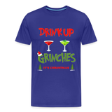 Drink Up Grinches Shirt, Christmas Gifts, Holiday Party, Funny Christmas Shirt, Family Christmas Shirts, Funny Holiday, What Up Grinches Tee - royal blue