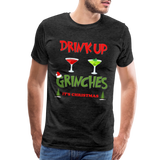 Drink Up Grinches Shirt, Christmas Gifts, Holiday Party, Funny Christmas Shirt, Family Christmas Shirts, Funny Holiday, What Up Grinches Tee - charcoal grey