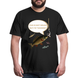 Funny Fishing Shirt, This is Not Drugs But I'm Hooked T-Shirt, Lake Lover Shirt, Cool Tee Men Daddy Dad Shirt, Fathers Day Fishing - black