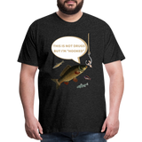 Funny Fishing Shirt, This is Not Drugs But I'm Hooked T-Shirt, Lake Lover Shirt, Cool Tee Men Daddy Dad Shirt, Fathers Day Fishing - charcoal grey