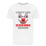 Art The Clown, Scary, Spooky, I Don't Like Clowning Around, Halloween Horror, Massacre, Clown, Party, Balloons - white