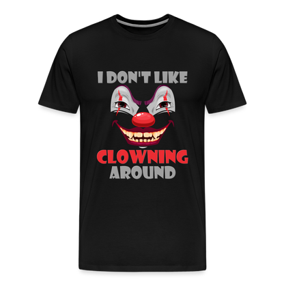 Art The Clown, Scary, Spooky, I Don't Like Clowning Around, Halloween Horror, Massacre, Clown, Party, Balloons - black
