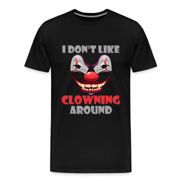 Art The Clown, Scary, Spooky, I Don't Like Clowning Around, Halloween Horror, Massacre, Clown, Party, Balloons - black