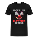 Art The Clown, Scary, Spooky, I Don't Like Clowning Around, Halloween Horror, Massacre, Clown, Party, Balloons - black