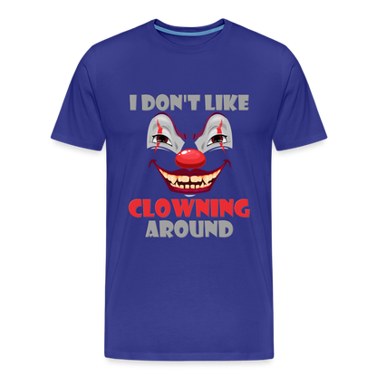 Art The Clown, Scary, Spooky, I Don't Like Clowning Around, Halloween Horror, Massacre, Clown, Party, Balloons - royal blue