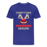 Art The Clown, Scary, Spooky, I Don't Like Clowning Around, Halloween Horror, Massacre, Clown, Party, Balloons - royal blue