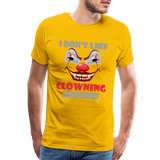 Art The Clown, Scary, Spooky, I Don't Like Clowning Around, Halloween Horror, Massacre, Clown, Party, Balloons - sun yellow