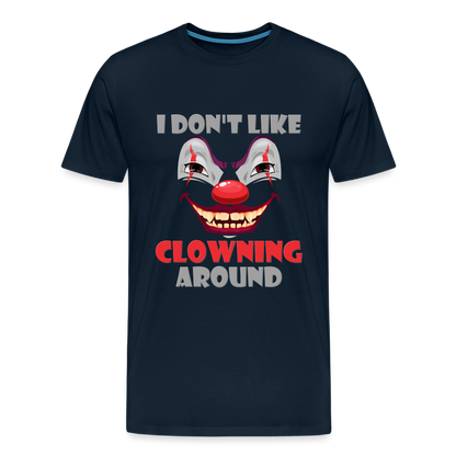 Art The Clown, Scary, Spooky, I Don't Like Clowning Around, Halloween Horror, Massacre, Clown, Party, Balloons - deep navy