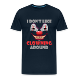 Art The Clown, Scary, Spooky, I Don't Like Clowning Around, Halloween Horror, Massacre, Clown, Party, Balloons - deep navy