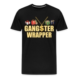 Gangster Wrapper Shirt, Gangsta Wrapper T-Shirt, Gangsta Wrapper Tshirt, Gangsta Wrapper Shirt, Funny Christmas Shirt, Wrapping Shirt - black