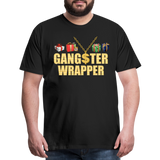 Gangster Wrapper Shirt, Gangsta Wrapper T-Shirt, Gangsta Wrapper Tshirt, Gangsta Wrapper Shirt, Funny Christmas Shirt, Wrapping Shirt - black