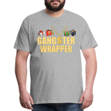 Gangster Wrapper Shirt, Gangsta Wrapper T-Shirt, Gangsta Wrapper Tshirt, Gangsta Wrapper Shirt, Funny Christmas Shirt, Wrapping Shirt - heather gray