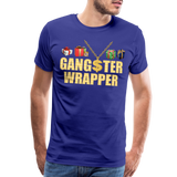 Gangster Wrapper Shirt, Gangsta Wrapper T-Shirt, Gangsta Wrapper Tshirt, Gangsta Wrapper Shirt, Funny Christmas Shirt, Wrapping Shirt - royal blue