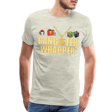 Gangster Wrapper Shirt, Gangsta Wrapper T-Shirt, Gangsta Wrapper Tshirt, Gangsta Wrapper Shirt, Funny Christmas Shirt, Wrapping Shirt - heather oatmeal