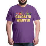 Gangster Wrapper Shirt, Gangsta Wrapper T-Shirt, Gangsta Wrapper Tshirt, Gangsta Wrapper Shirt, Funny Christmas Shirt, Wrapping Shirt - purple